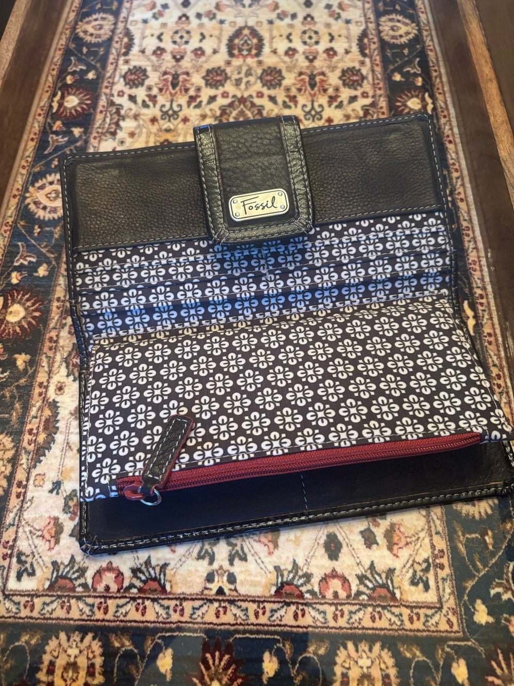 Fossil Leather Wallet - Beautiful ๐คฉ - Picture 6 of 9